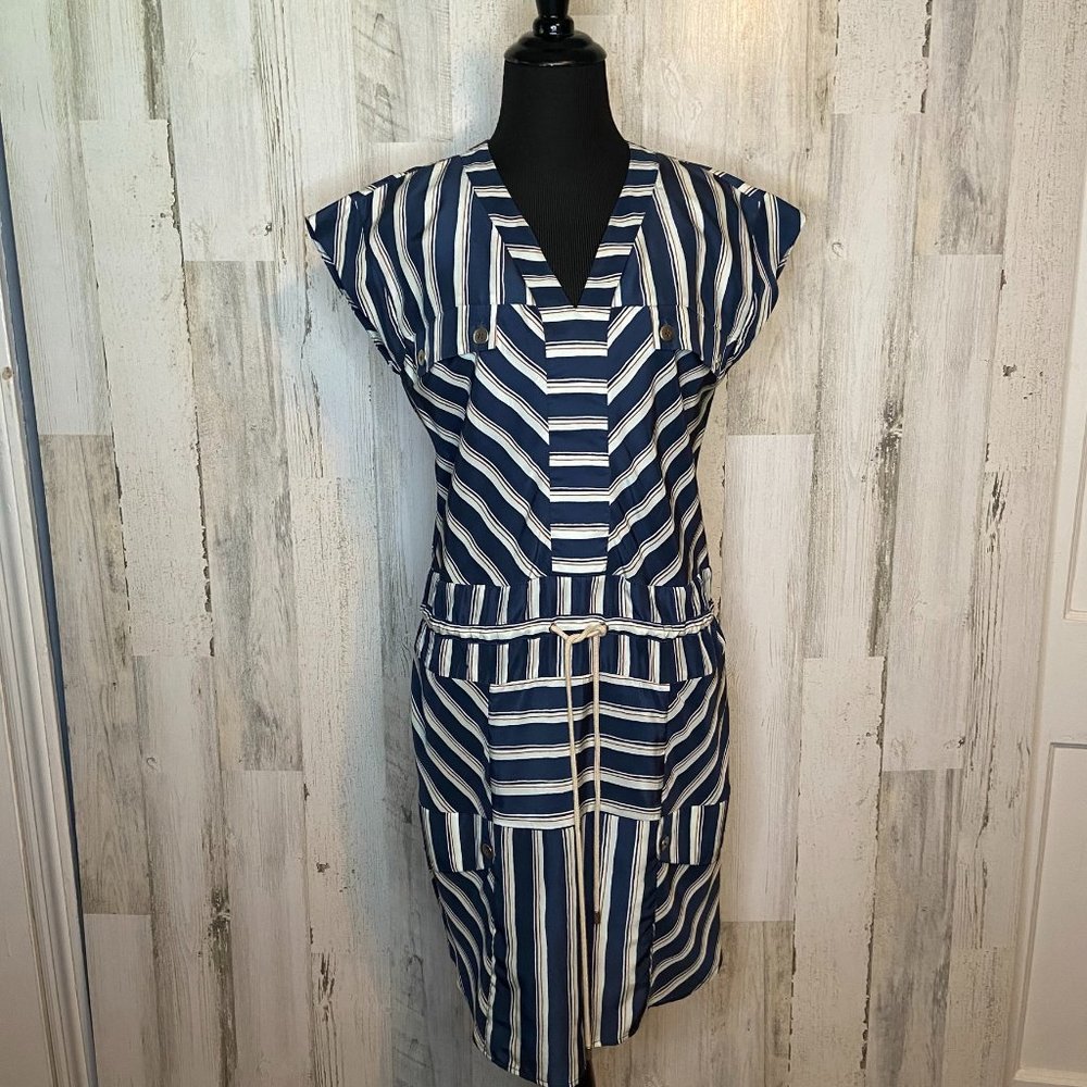 CLEARANCE! Veronica Beard Women's Size 0 Stripe Lightweight Short Tunic Dress